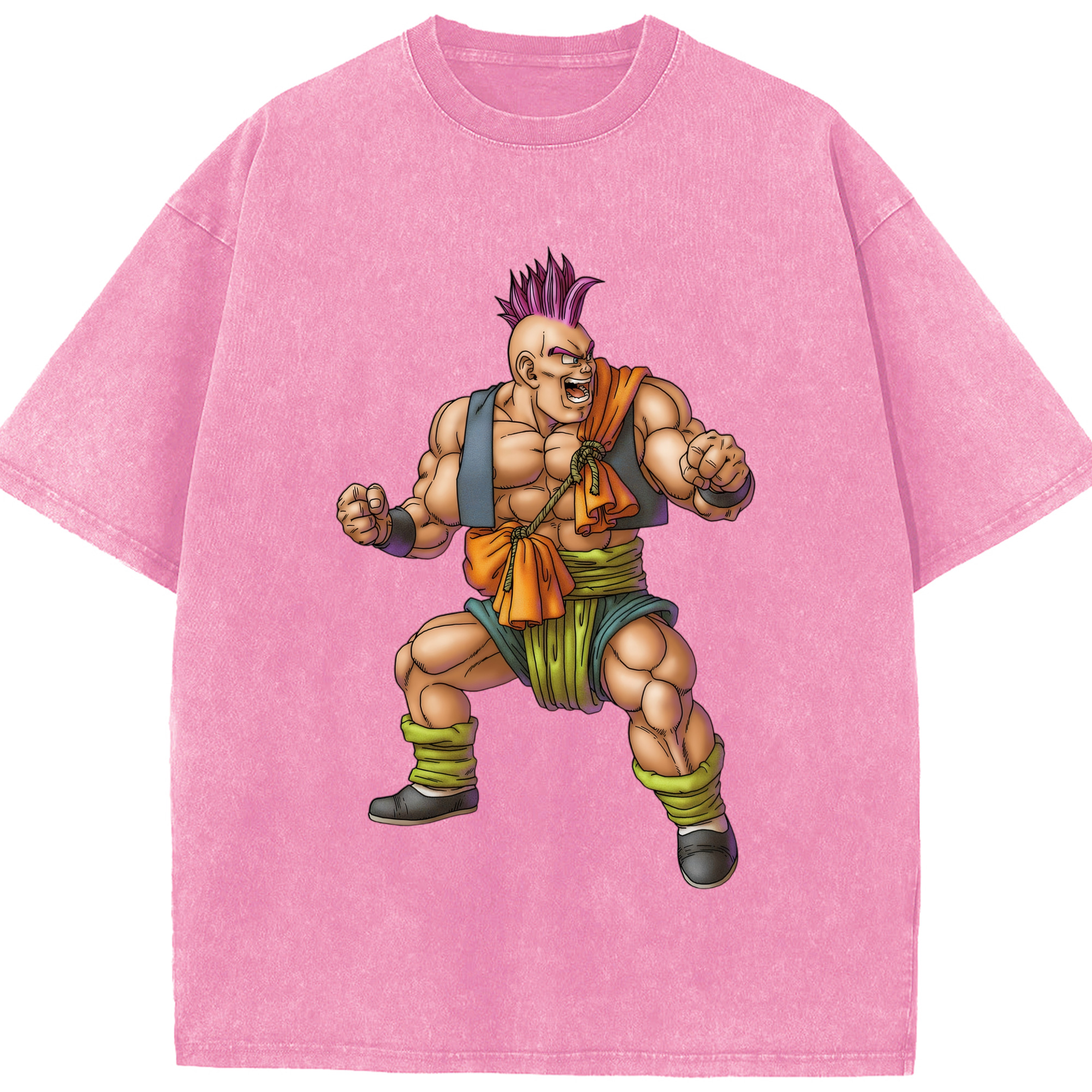 （画像用） ドラゴンクエスト Doragon Kuesuto Dragon Quest 綿100% ヴィンテージ風 半袖Tシャツ（フロントプリント）